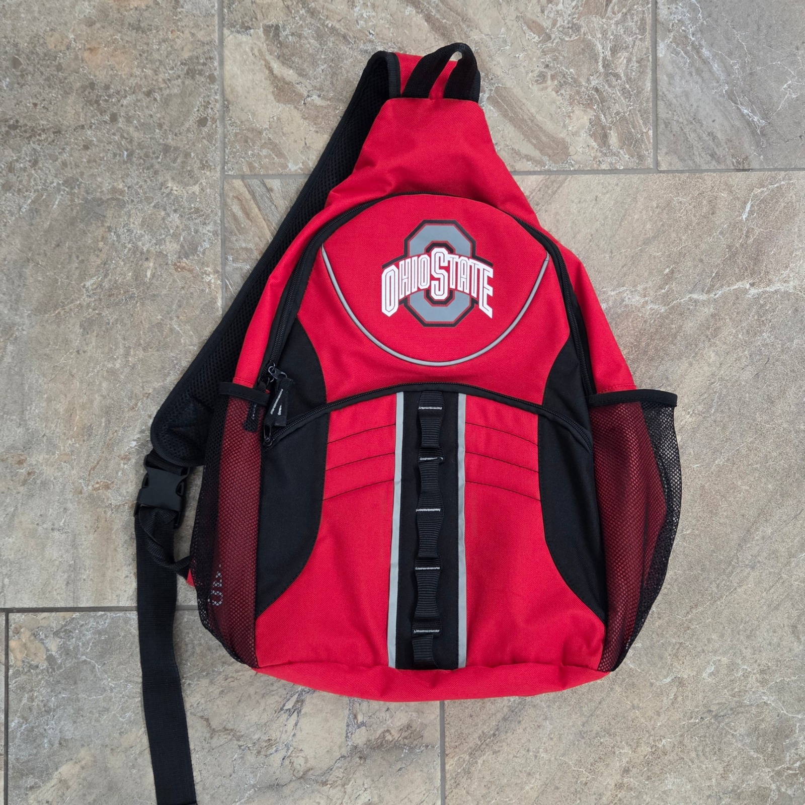 Ohio State Buckeyes Sling Backpack Shoulder Bag Collegiate Licensed Product